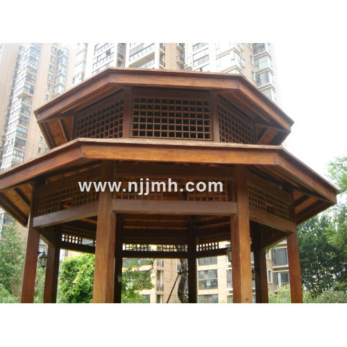 供应樟子松防腐木凉亭-浙江防腐木-南京金木亨建材